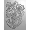 gemini tulips 3d embossing folder gem ef5 3d tuli 1