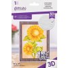 gemini sunflowers 3d embossing folder gem ef5 3d s