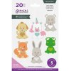 gemini animal friends applique dies gem mcd anfri