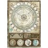stamperia rice paper a4 alchemy astrolabe 6 pcs df
