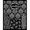 stamperia thick stencil 20x25cm sleeping beauty te