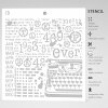 Ciao Bella flexibilní šablona Typewriting 20x20