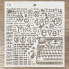 Ciao Bella flexibilní šablona Typewriting 20x20
