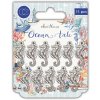 craft consortium ocean tale metal charms seahorse