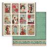 stamperia desire small cards 12x12 inch paper shee