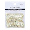 spellbinders bisque opalescent faceted sequins scs