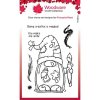 woodware arty gnome clear stamp frs884