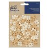 papermania bare basics burlap mini flowers 200pcs