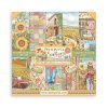stamperia sunflower art 12x12 inch paper pack sbbl