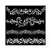 stamperia around the world thick stencil 18x18cm b