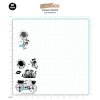 studio light sunflower kisses clear stamp sunflowe