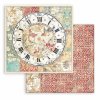stamperia christmas greetings 12x12 inch paper pac5