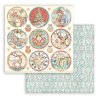 stamperia christmas greetings 12x12 inch paper pac9