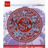 marianne design creatables flower frame round lr05