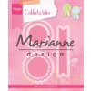 marianne design collectables dies rosettes labels