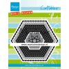 marianne design craftables basic shapes hexagon cr