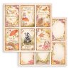 stamperia woodland 6 cards 12x12 inch paper sheets