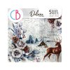 Stříbřité papíry Deluxe Ciao Bella 15x15cm 5ks WINTER JOURNEY