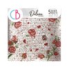 Stříbřité papíry Deluxe Ciao Bella 15x15cm 5ks Frozen Roses
