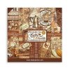 stamperia coffee and chocolate 12x12 inch paper pa
