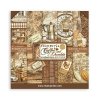 stamperia coffee and chocolate 8x8 inch paper pack