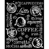 stamperia coffee and chocolate thick stencil 20x25 (1)