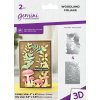 gemini woodland foliage 4x6 inch 3d embossing fold