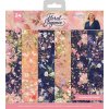 crafters companion floral elegance 8x8 inch vellum