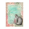 stamperia orchids and cats a6 rice paper backgroun2