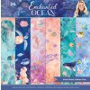 crafters companion enchanted ocean 8x8 inch vellum