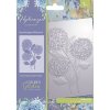 crafters companion hydrangea 3d embossing folder h