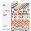 crafters companion retro rainbow 12x12 inch paper