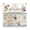 stamperia create happiness secret diary 8x8 inch p