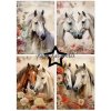paper favourites horses and flowers a5 paper pack