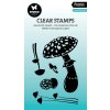 studio light mushrooms silhouette clear stamp sl e (2) 2 11zon