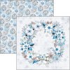 Sada oboustranných papírů se vzory Elegance of Blue 30x30cm