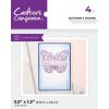 crafters companion split space stamp die butterfly 4 11zon