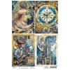 Rýžový papír Ciao Bella A4 Celestial Cards