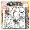 aall and create fractured ecosphere stencil 6x6 in 1 11zon