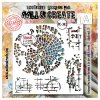 aall and create fractured ecosphere stencil 6x6 in (2) 7 11zon