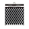stamperia timeless thick stencil 12x12cm net textu 36 11zon