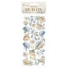 stamperia timeless rub on 4x85 inch flowers dflrb1 50 11zon