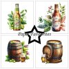 paper favourites bottle of beer 6x6 inch paper pad (2) 47 11zon