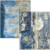 Ciao Bella sada papírů Lumania Kniha Mixed Media Blue Denim A4 Maxi 50 stran