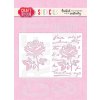 craft you design rose on the letters a6 stencil sc 7 11zon