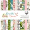 p13 breathe and bloom 12x12 inch paper pad p13 blo 2 11zon