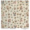 Pergamenový papír BellaLuna XMAS FANTASY kočky, vážky, trůn 30x30cm 1ks