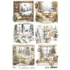 Rýžový papír Ciao Bella Winter Season Frames obrázky