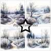 paper favourites frosty winter 6x6 inch paper pad (2) 2 11zon