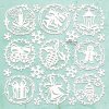 mintay chippies decor 12x12 inch xmas decors mt ch 9 11zon